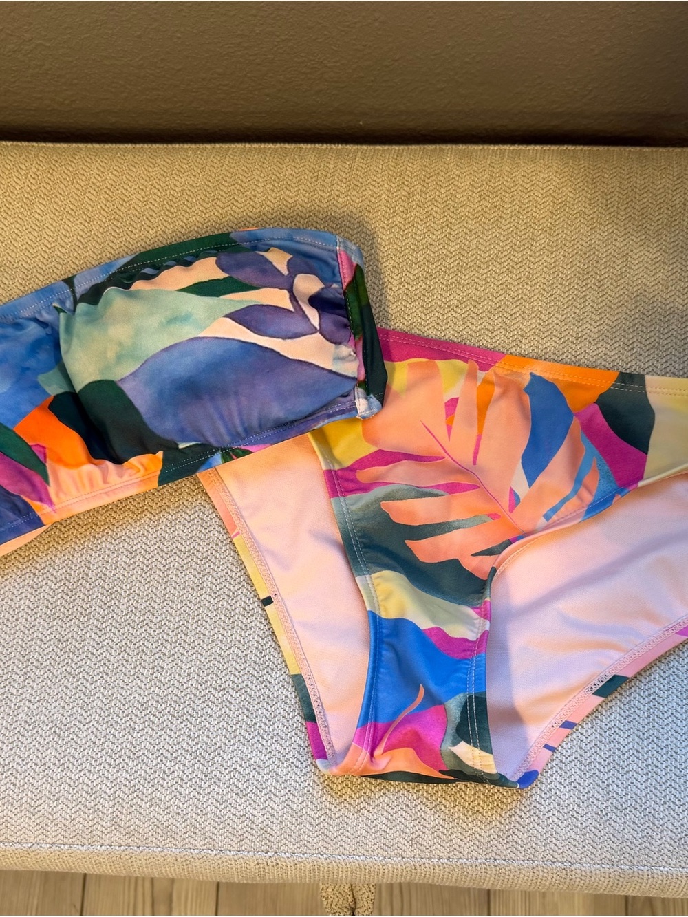 Palisades bikini. Bando style top. Both size medium. Excellent condition.